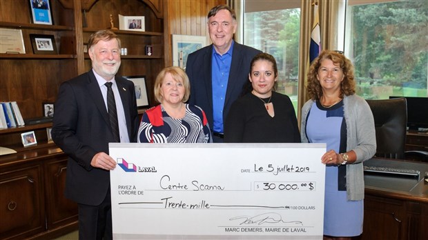 Une subvention de 30 000 $ au Centre SCAMA  