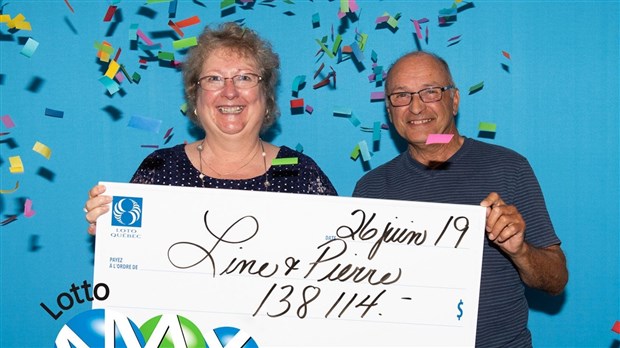 Le Lotto Max fait un couple heureux à Laval