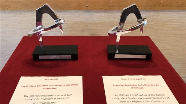 Château Pierrefonds is awarded by the Chamber of Commerce