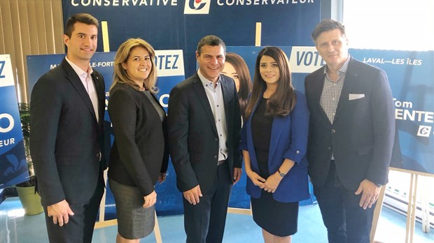 Le lieutenant politique pour le Québec pour le Parti conservateur du Canada était de passage à Laval