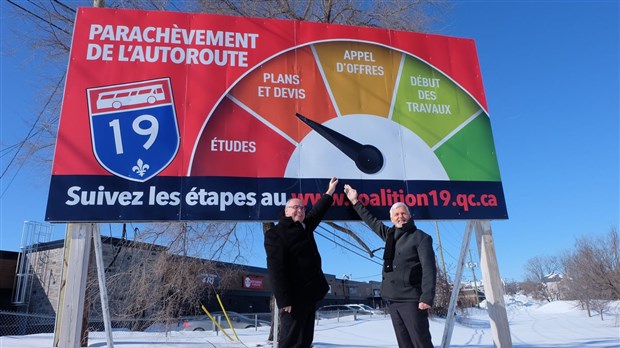 Parachèvement de l'autoroute 19: sur la voie des plans et devis