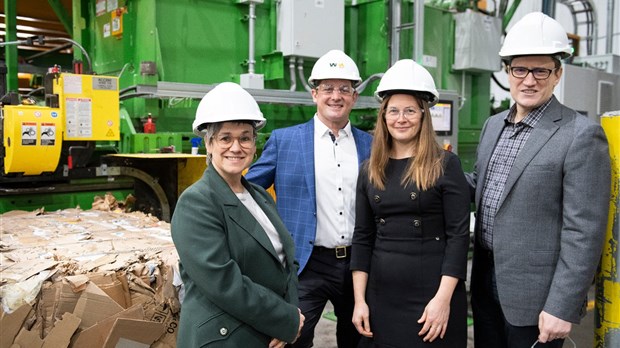 Waste Management investit 10M $ à Laval dans la reconstruction d'un centre de tri