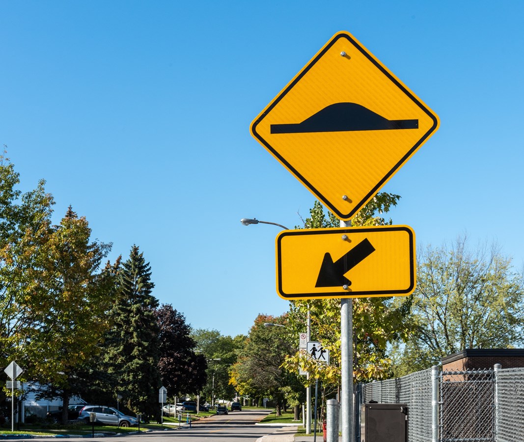 Davantage de dos d’âne près des parcs et des écoles de Laval