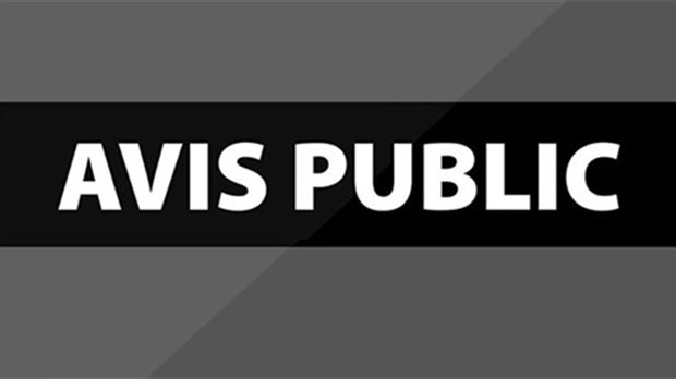 Avis public de notification
