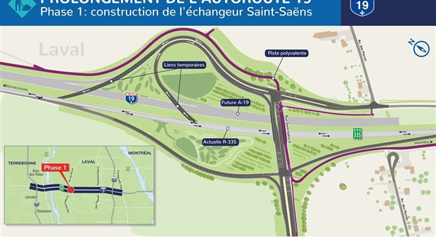 Prolongement de l’autoroute 19: les travaux sont lancés