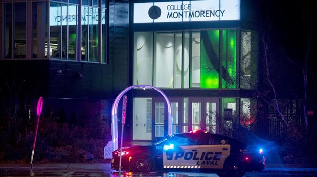 Un poste de commandement vendredi sur la fusillade au Collège Montmorency