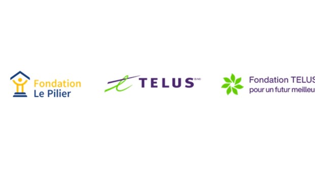 La Fondation TELUS pour un futur meilleur verse un don de 20 000 $ à la Fondation Le Pilier