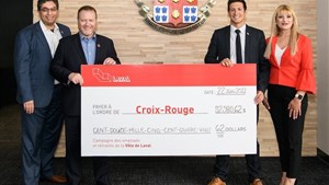 Plus de 110 000 $ amassés par les employés et retraités de la Ville de Laval