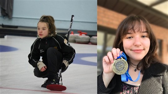 Une joueuse du club de curling de Laval remporte l’or aux Jeux du Québec