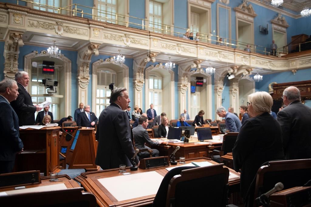 Rentrée parlementaire à Québec: la CAQ veut faire adopter d'importants projets de loi
