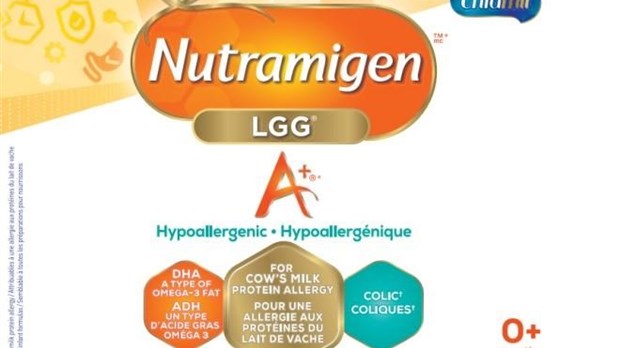 Rappel de préparations hypoallergéniques pour nourrissons de marque Enfamil