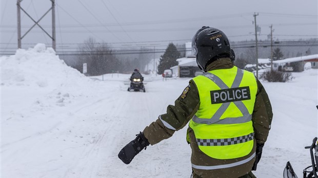 L'Opération IMPACT de patrouille à motoneige a eu lieu à Laval 