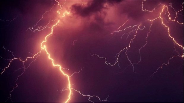Veille d'orages violents pour la région