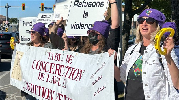 Les mouvements féministes de Laval font entendre la voix des femmes