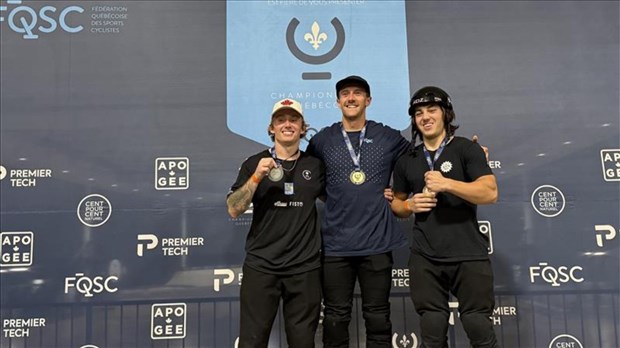 Un Lavallois obtient une médaille de bronze en BMX Freestyle à Bromont
