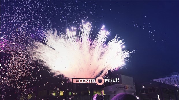 Nouveau concept hivernal et célébration du Nouvel An à Centropolis