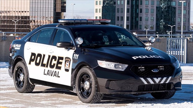 Début de la médiation : les policiers de Laval mobilisés en grand nombre