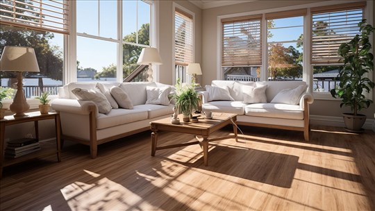 Le plancher en bois franc : idéal pour sublimer un salon