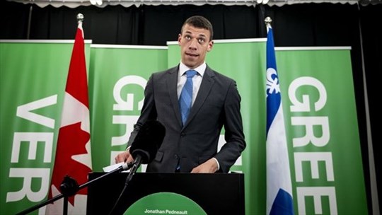 Alerte: le cochef du Parti vert, Jonathan Pedneault, annonce sa démission