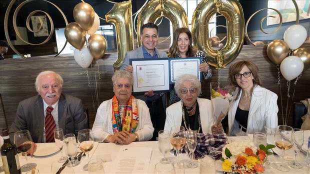 David De Cotis célèbre les 100 ans de Giuditta Giuzio