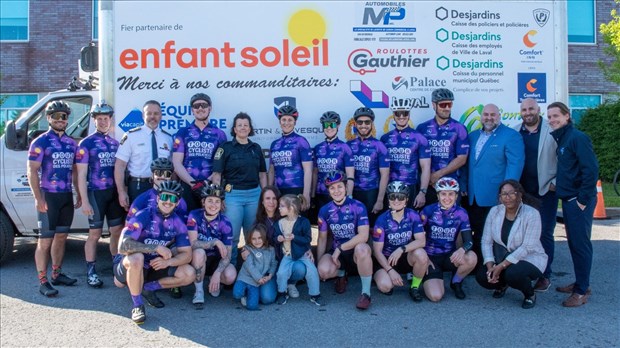 Le 28e Tour cycliste des policiers de Laval est lancé 
