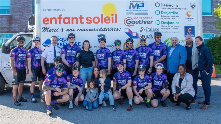 Le 28e Tour cycliste des policiers de Laval est lancé 