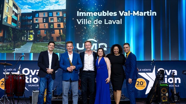 Le projet de logements sociaux des Immeubles Val-Martin reçoit un prix