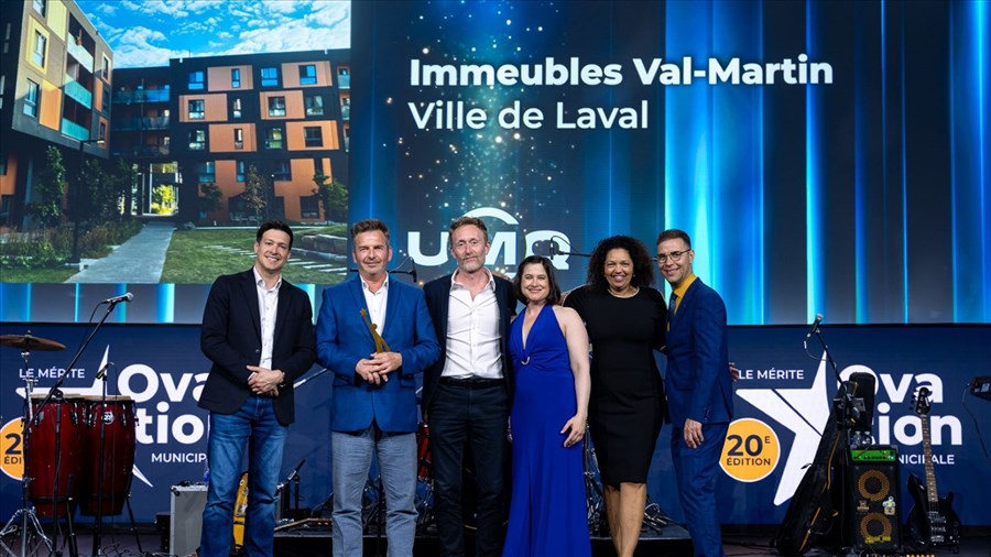 Le projet de logements sociaux des Immeubles Val-Martin reçoit un prix