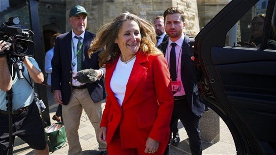 Chrystia Freeland est nommée conseillère au développement économique de l'Ukraine