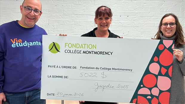 La Fondation du Collège Montmorency amasse 5 022 $ 