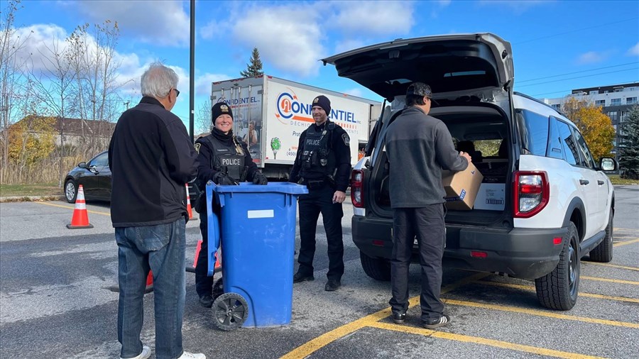 Journée de déchiquetage de documents confidentiels à Laval