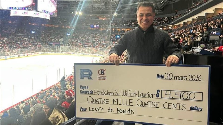 Plus de 4 000$ pour la Fondation Sir Wilfrid Laurier au match du Rocket