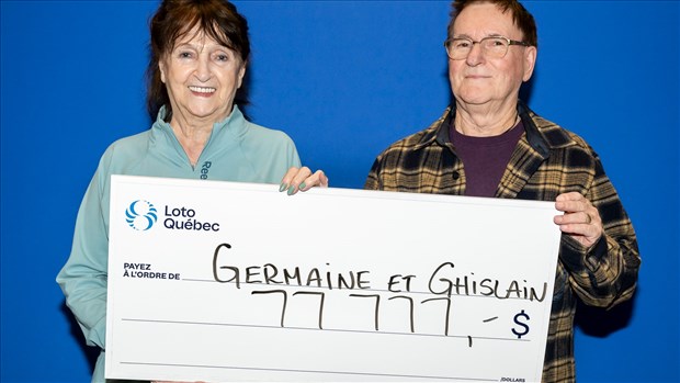 Un couple de Laval remporte 77 777 $ avec un billet à gratter