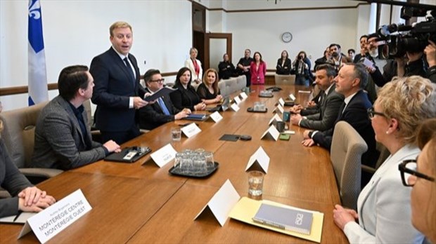 Le ministre Mathieu Lévesque présente son Conseil des régions